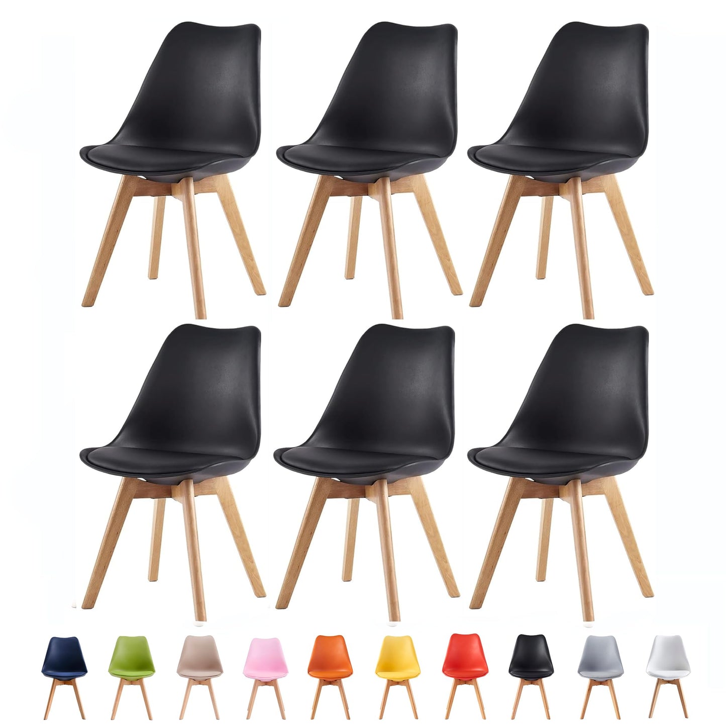 mcc direct Set of 6 Dining Chairs EVA