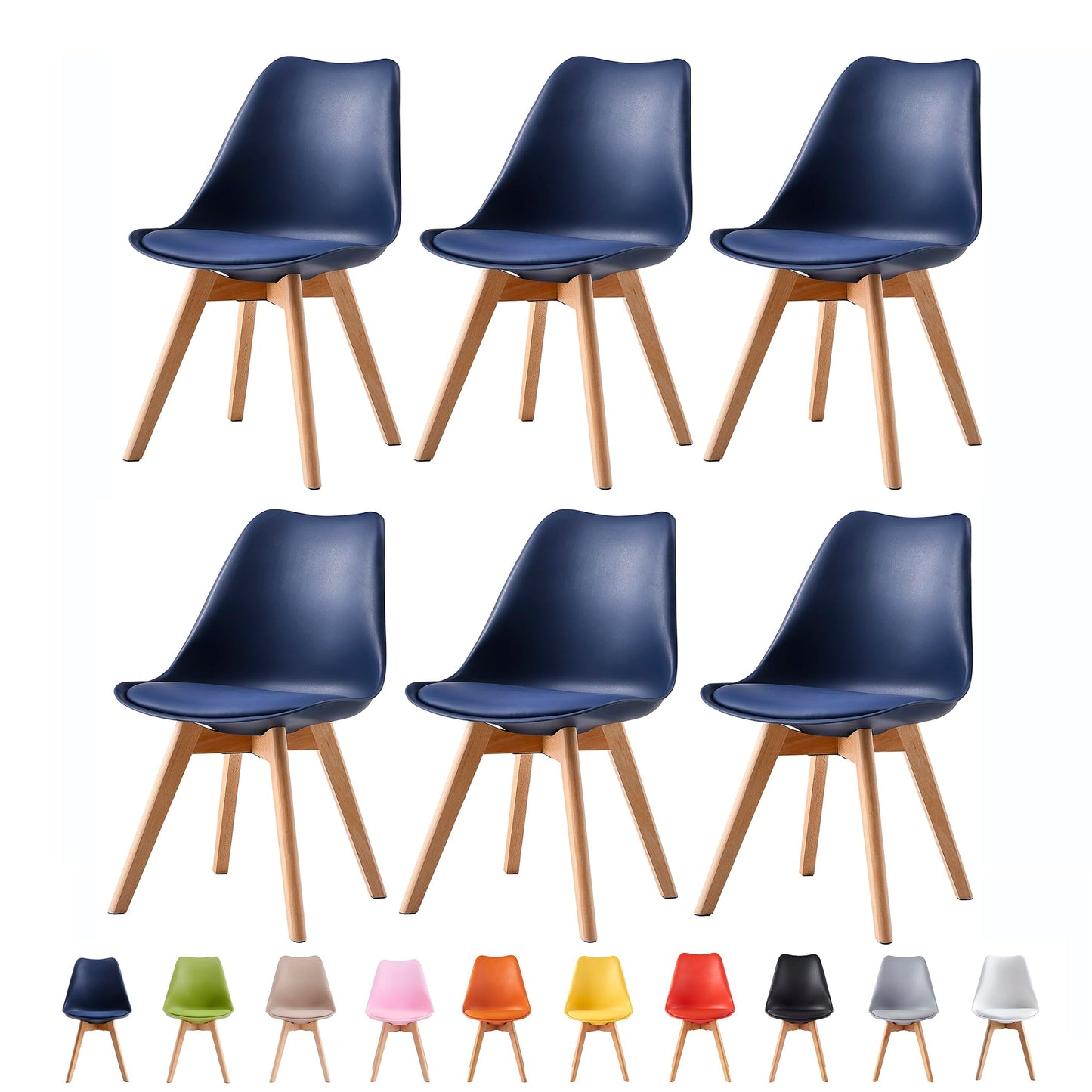mcc direct Set of 6 Dining Chairs EVA