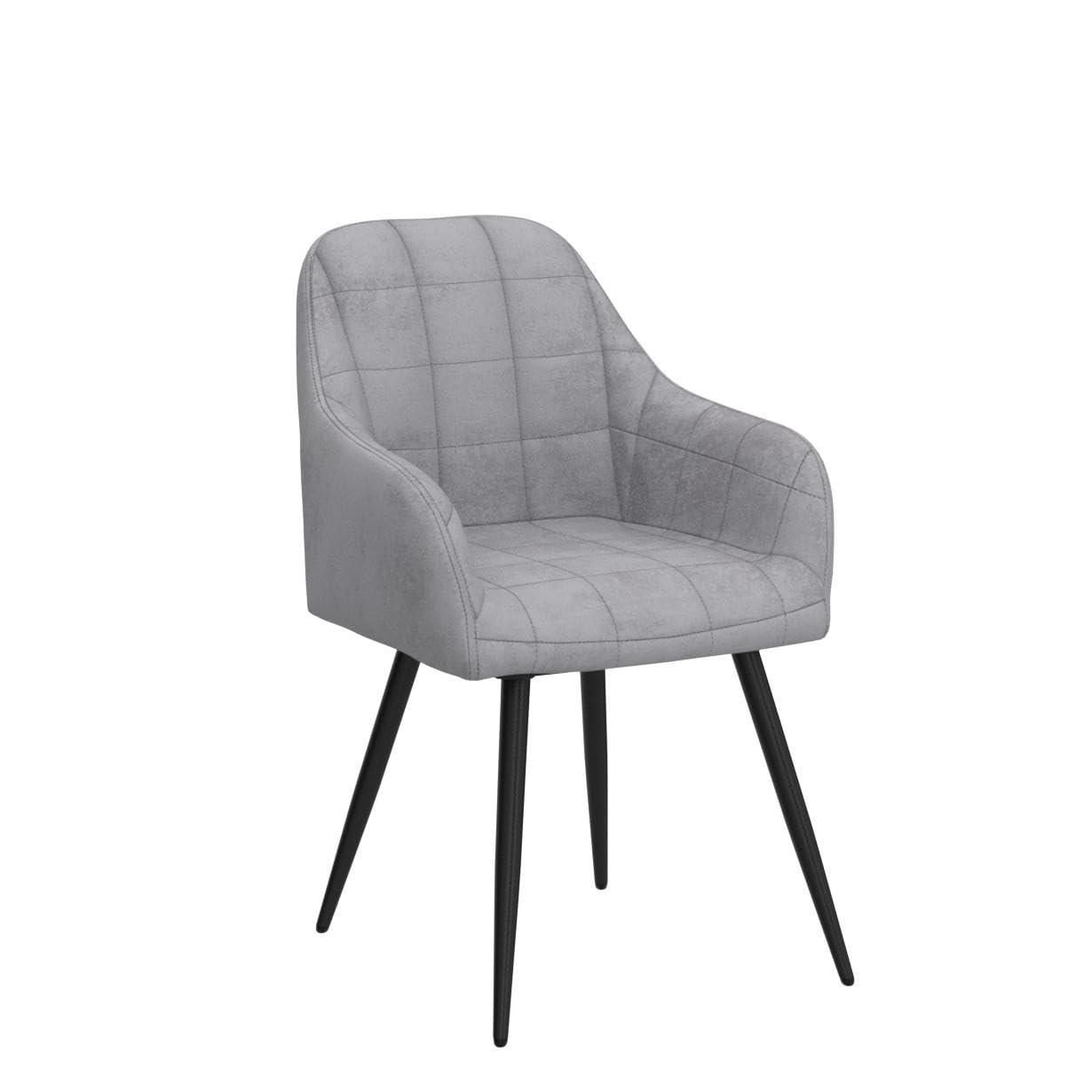 mcc direct 2x Faux Matte Suede Leather Dining Chairs Accent Chairs home & restaurants Adrian