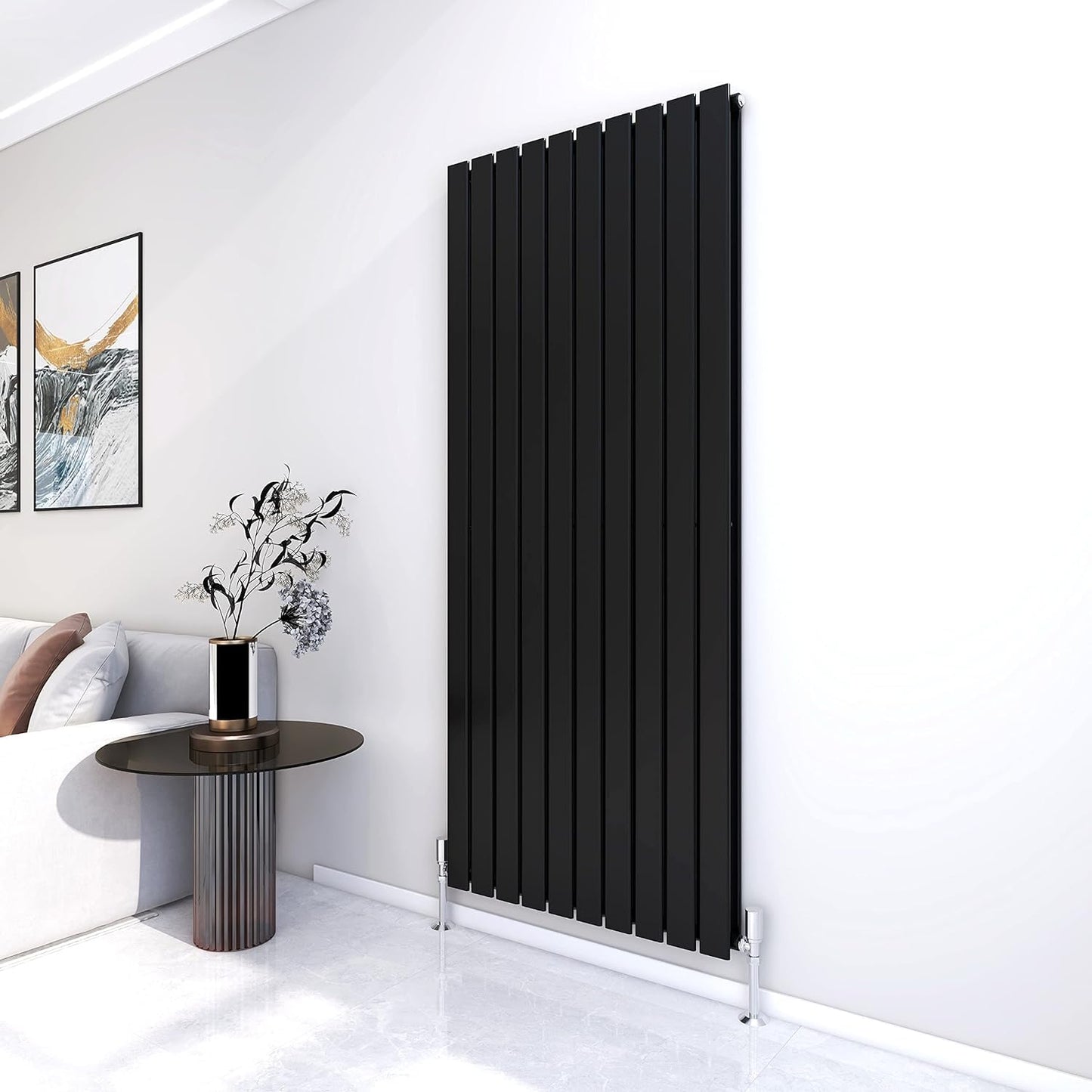 Vertical Radiator Double Flat Panel 1800x680mm Designer Vertical Radiator