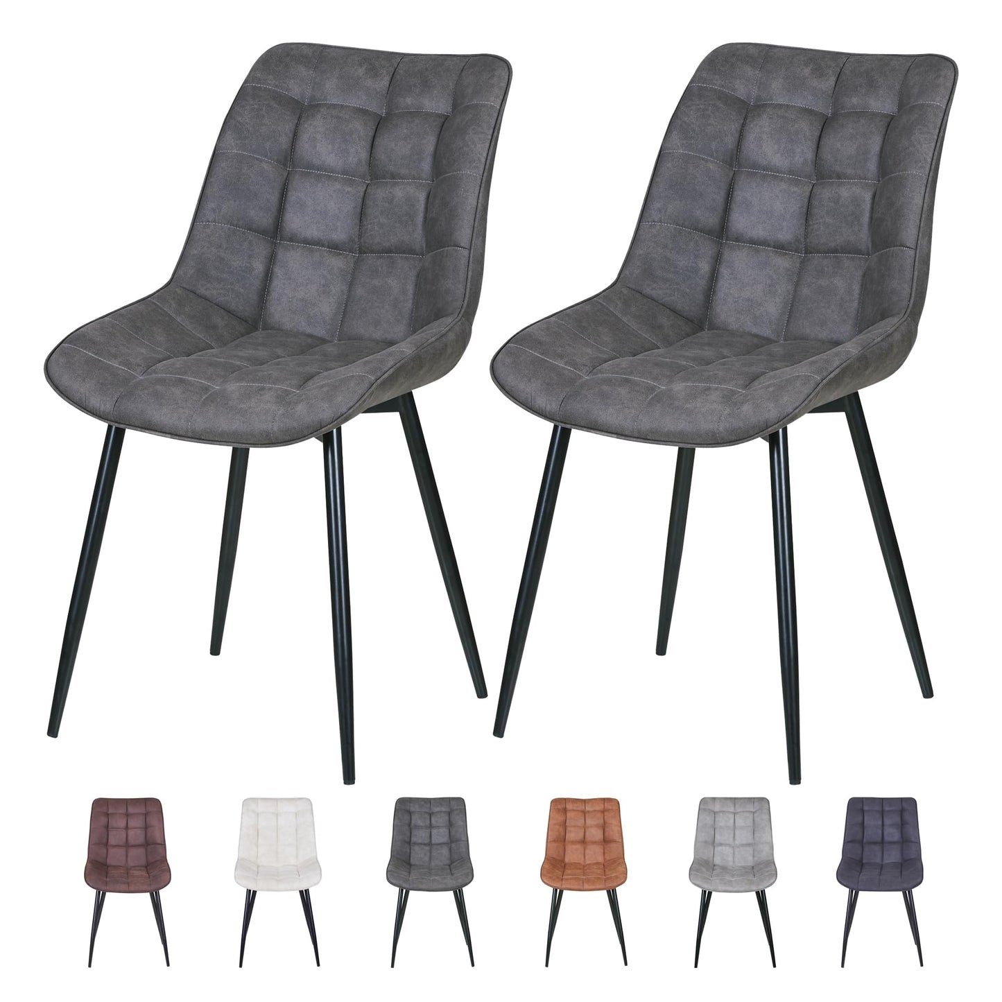 mcc direct set of 2 Dining Chairs-Alba
