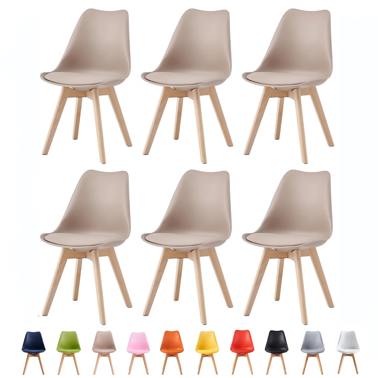 mcc direct Set of 6 Dining Chairs EVA