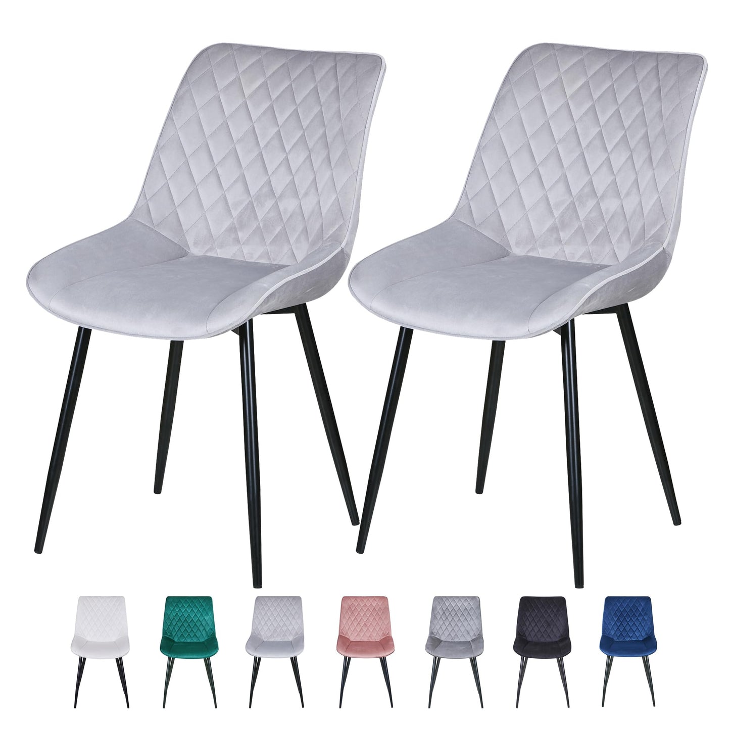 mcc direct Set of 2 Dining Chairs-Elle