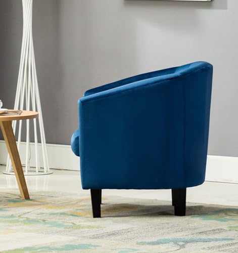Velevt Fabric Tub Chair