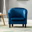 Home Velevt Fabric Tub Chair Armchair club Chair for Dining Living Room & Cafe