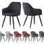 mcc direct 2x Faux Matte Suede Leather Dining Chairs Accent Chairs home & restaurants Adrian