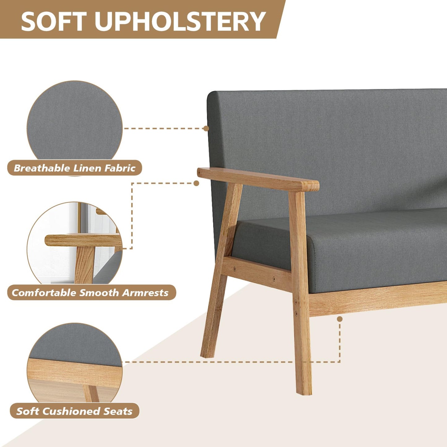 Wooden Sofa