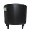 Faux Leather Tub Chair Armchair club Chair for Dining Living Room & Cafe