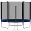 Heavy Duty 6FT 8FT 10FT 12FT 14FT Outdoor Trampoline with Enclosure Net for Kids Spring Cover Ladder FREE Space Hopper