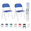 Folding Chairs Black White Blue Red Green Grey Beige