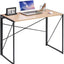 Folding Desk Workstation Foldable Computer Desk for Office Home Study Writing Table No Assembly Miami