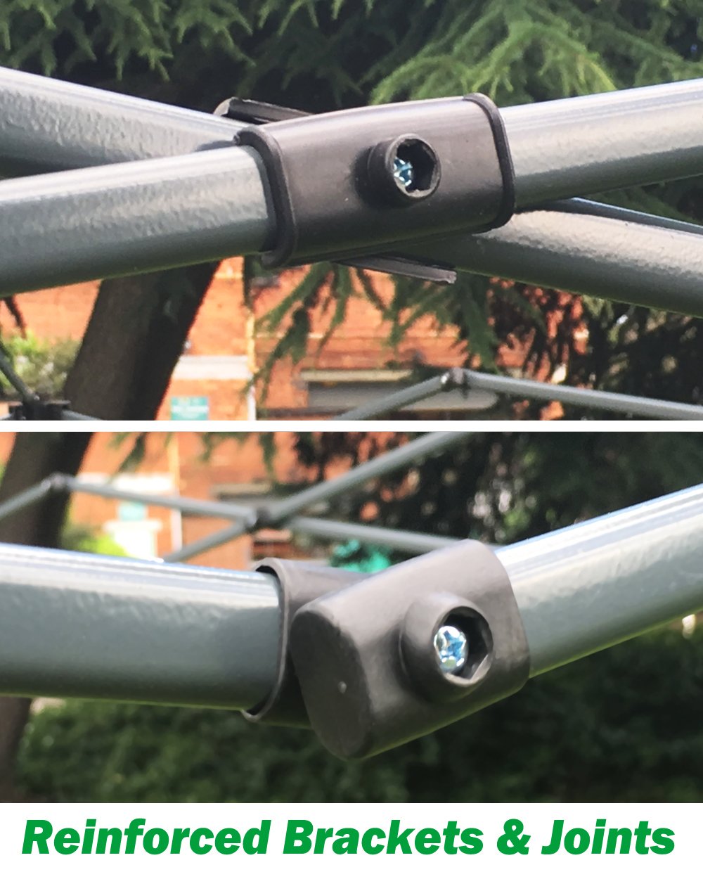 Gazebo Pop-up 2x2m Waterproof Outdoor Garden No Sides