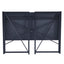 Folding Desk Workstation Foldable Computer Desk for Office Home Study Writing Table No Assembly Miami