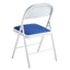 Folding Chairs Black White Blue Red Green Grey Beige