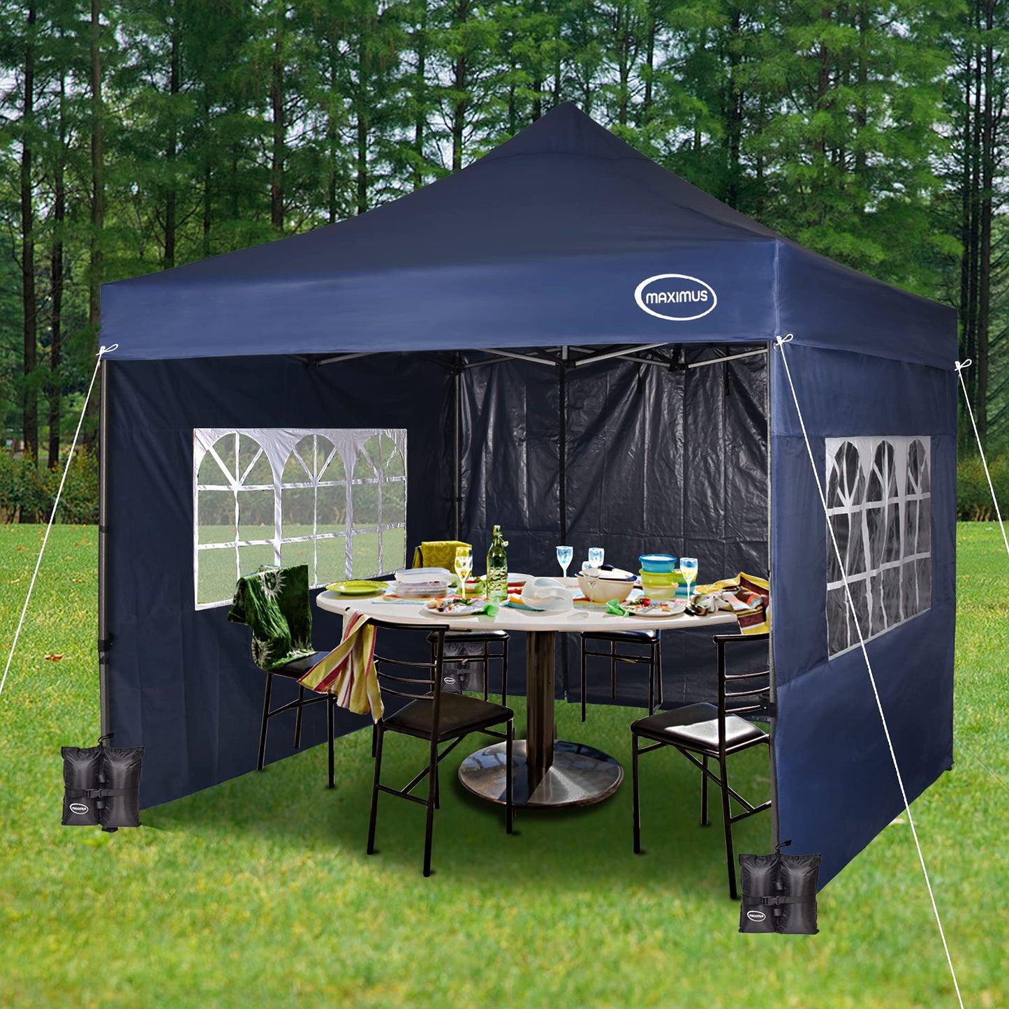 MAXIMUS HEAVY DUTY POP UP GAZEBO 3m x 3m COMMERCIAL MARKET STALL
