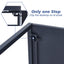 Folding Desk Workstation Foldable Computer Desk for Office Home Study Writing Table No Assembly Miami