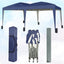 Gazebo Pop-up  3m x 6m with Sides Wind Bars & 6 Weight Bags & Silver Protective Layer Waterproof
