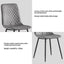 mcc direct Set of 4 Designer Velvet Fabric Dining Chairs Metal Legs Lexi Chairs
