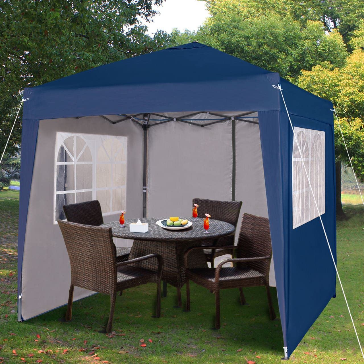 Pop-up Gazebo 2m x 2m Waterproof Outdoor Garden Heavy Duty