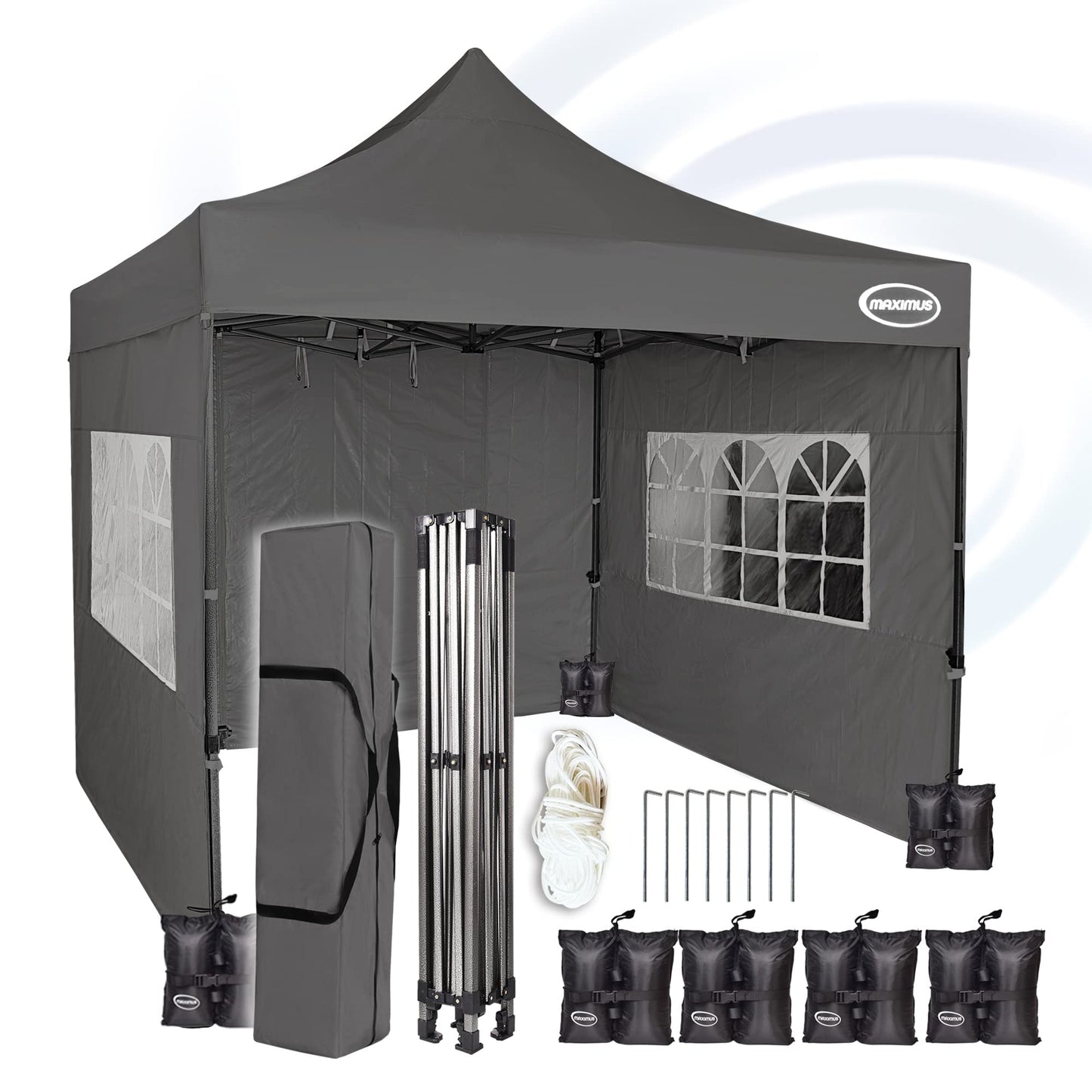 MAXIMUS HEAVY DUTY POP UP GAZEBO 3m x 3m COMMERCIAL MARKET STALL
