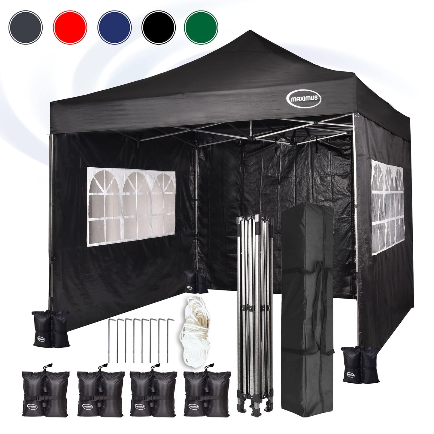 MAXIMUS HEAVY DUTY POP UP GAZEBO 3m x 3m COMMERCIAL MARKET STALL