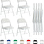Folding Chairs Black White Blue Red Green Grey Beige