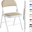 Folding Chairs Black White Blue Red Green Grey Beige