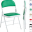 Folding Chairs Black White Blue Red Green Grey Beige