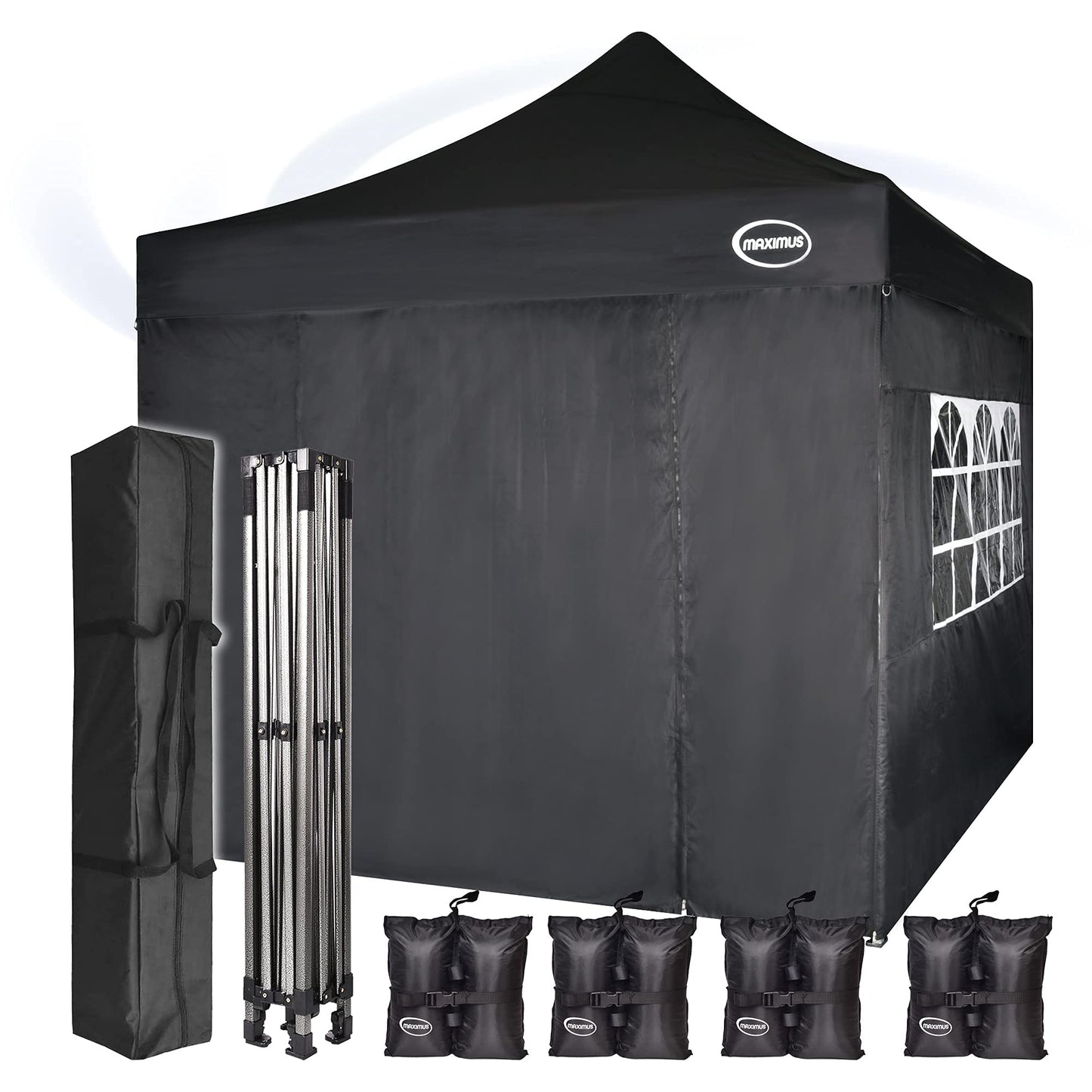 MAXIMUS HEAVY DUTY POP UP GAZEBO 3m x 3m COMMERCIAL MARKET STALL
