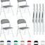 Folding Chairs Black White Blue Red Green Grey Beige