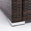 5pcs Rattan Garden Outdoor Furniture Patio Sofa Set with Glass Coffee Table Outdoor Cushions Rupert