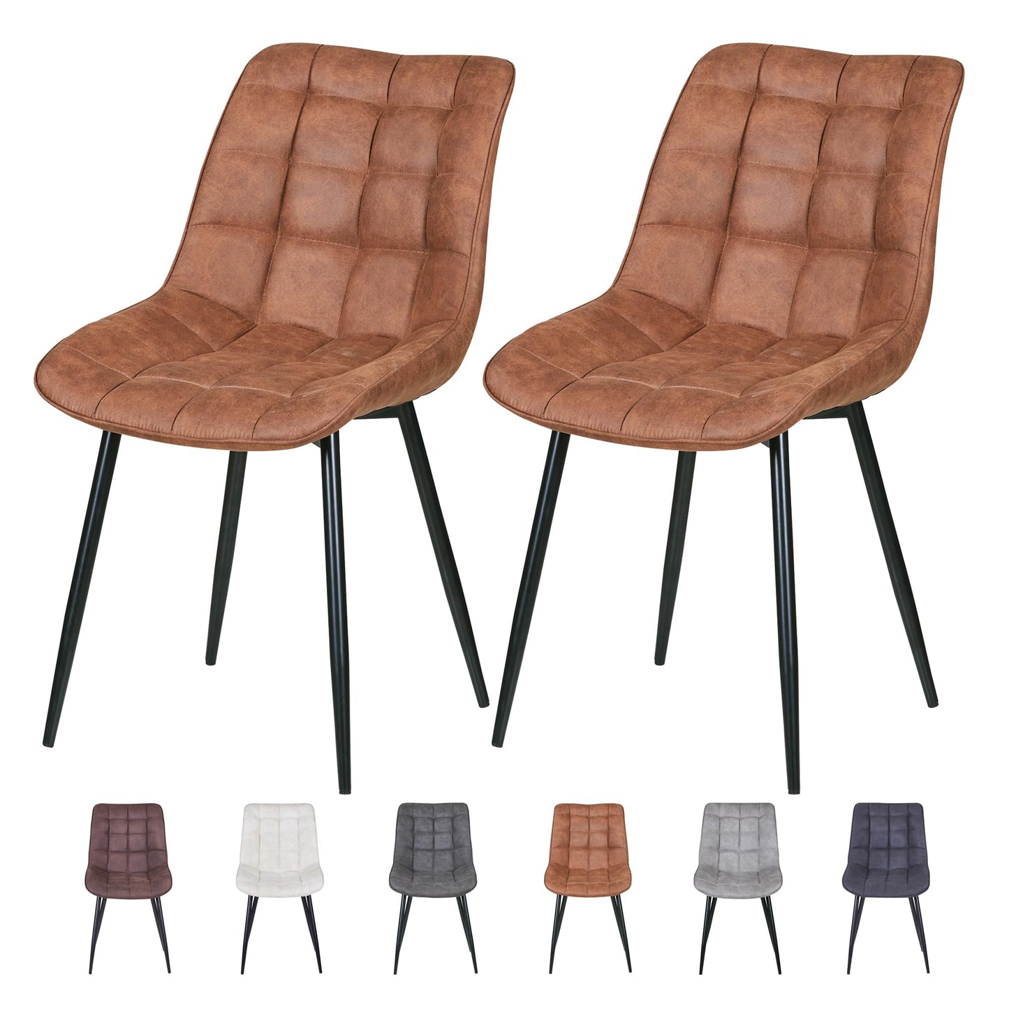 mcc direct set of 2 Dining Chairs-Alba