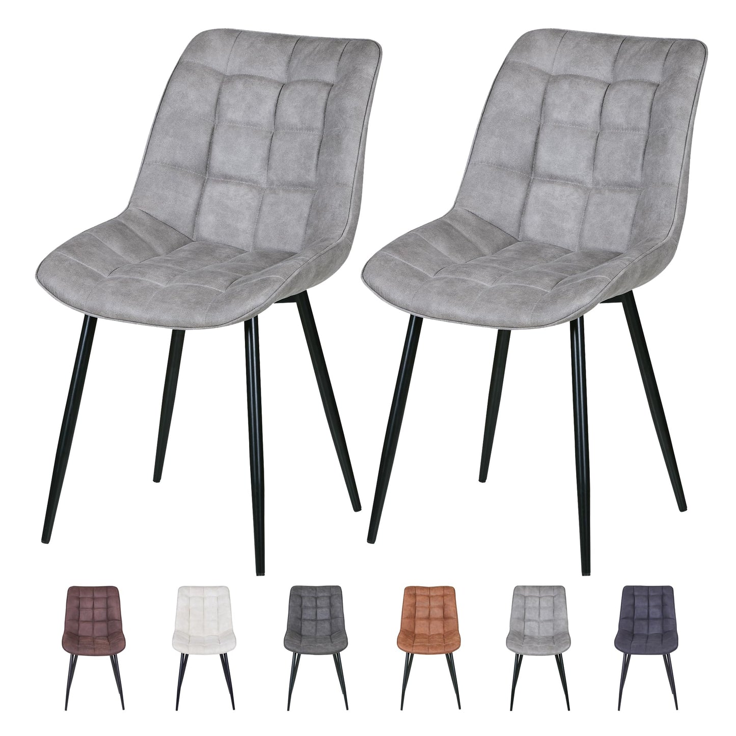 mcc direct set of 2 Dining Chairs-Alba