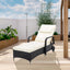Rattan Sun Lounger Bed Recliner Outdoor Garden Chair