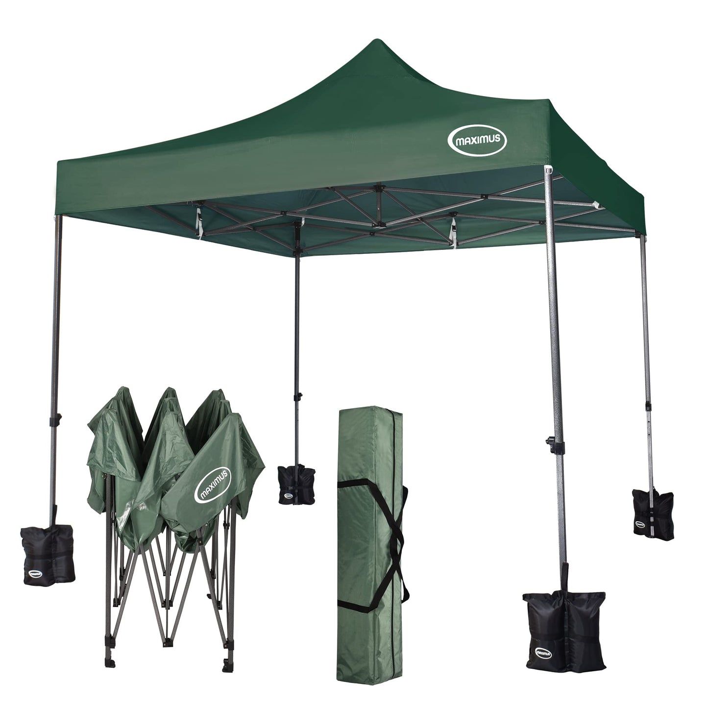 MAXIMUS HEAVY DUTY POP UP GAZEBO 3m x 3m COMMERCIAL MARKET STALL