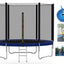 Heavy Duty 6FT 8FT 10FT 12FT 14FT Outdoor Trampoline with Enclosure Net for Kids Spring Cover Ladder FREE Space Hopper