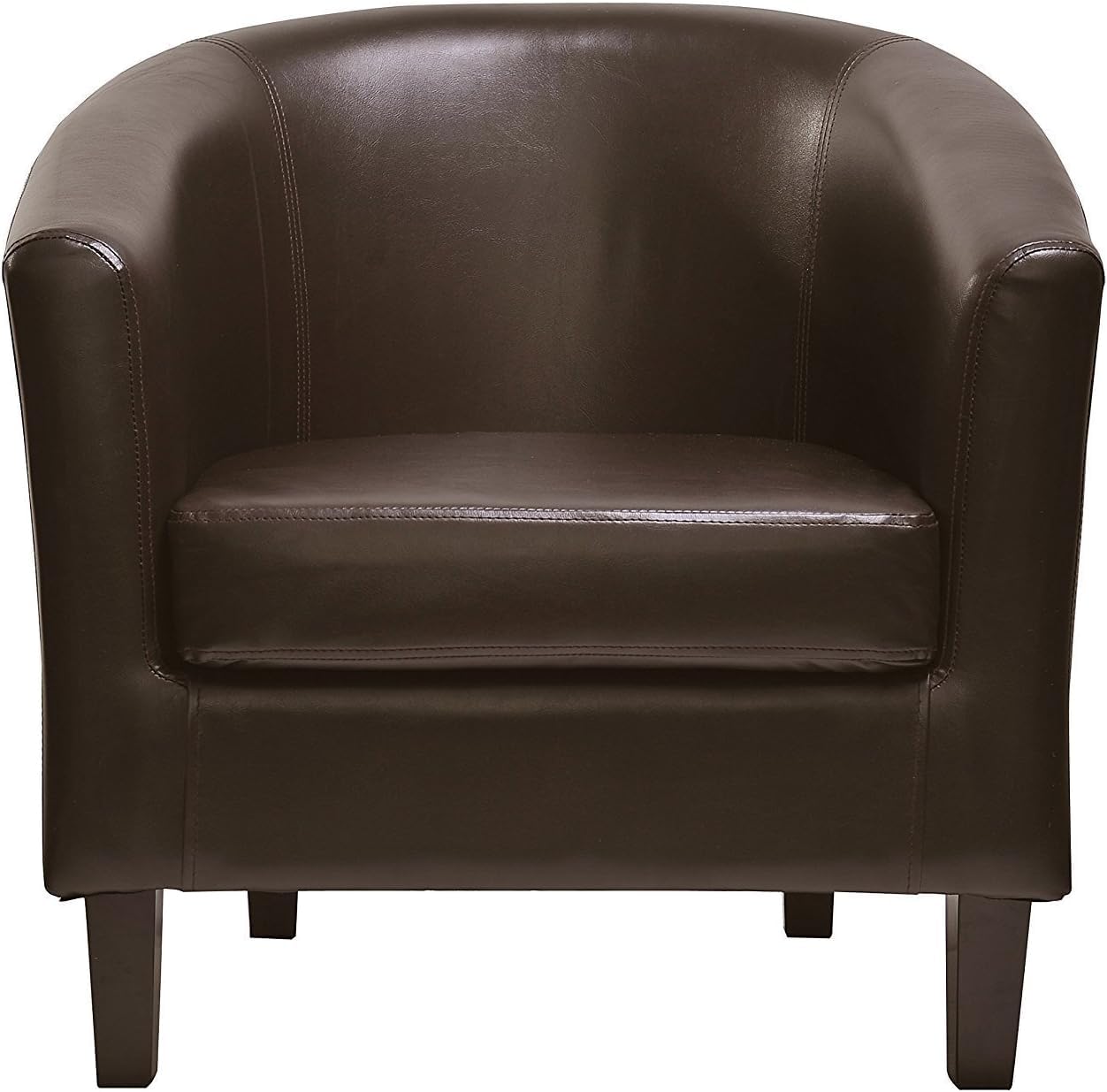 PU Leather Tub Chair