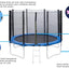 Heavy Duty 6FT 8FT 10FT 12FT 14FT Outdoor Trampoline with Enclosure Net for Kids Spring Cover Ladder FREE Space Hopper