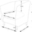 Velevt Fabric Tub Chair