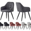 mcc direct 2x Faux Matte Suede Leather Dining Chairs Accent Chairs home & restaurants Adrian