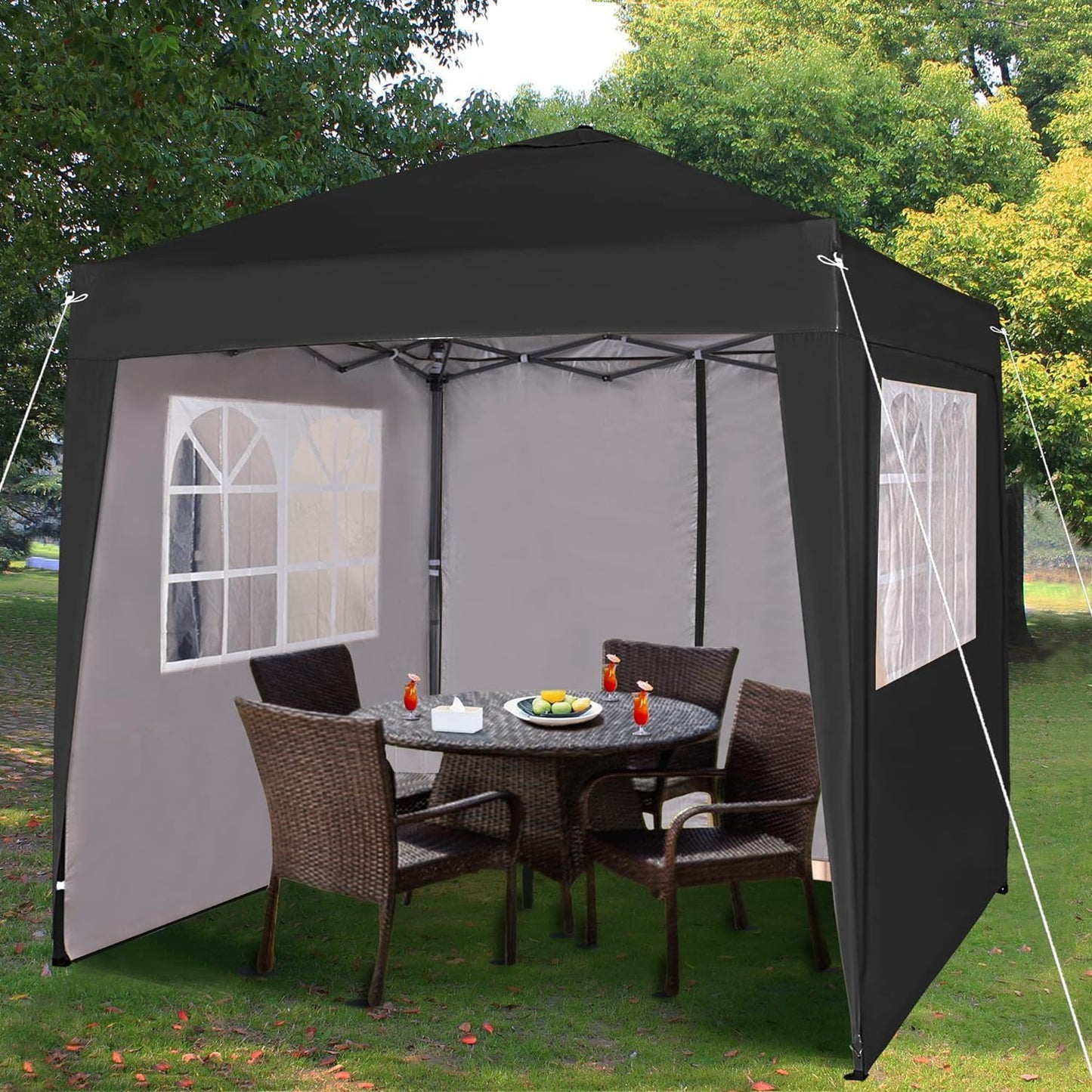 Pop-up Gazebo 2m x 2m Waterproof Outdoor Garden Heavy Duty