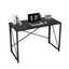 Folding Desk Workstation Foldable Computer Desk for Office Home Study Writing Table No Assembly Miami
