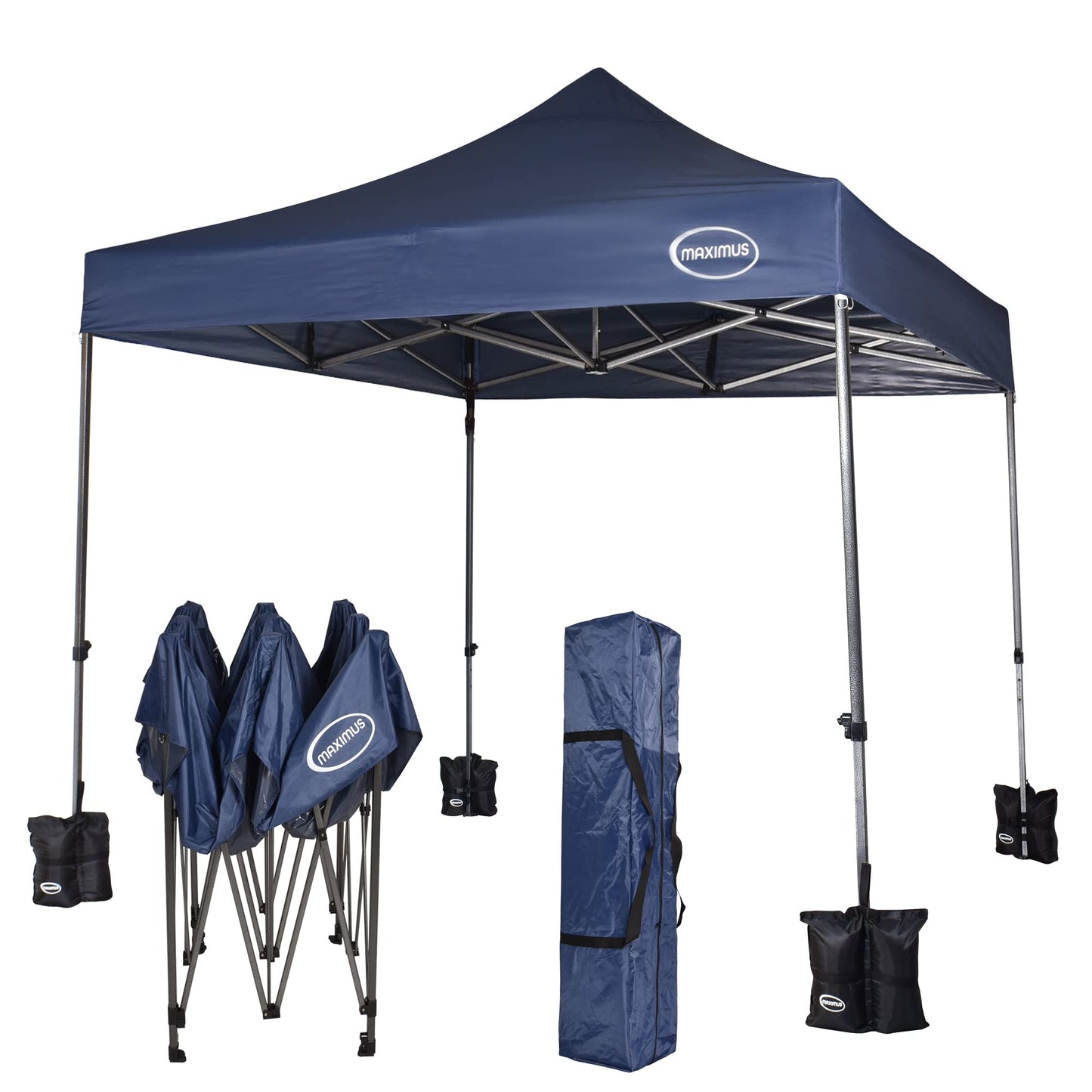 MAXIMUS HEAVY DUTY POP UP GAZEBO 3m x 3m COMMERCIAL MARKET STALL
