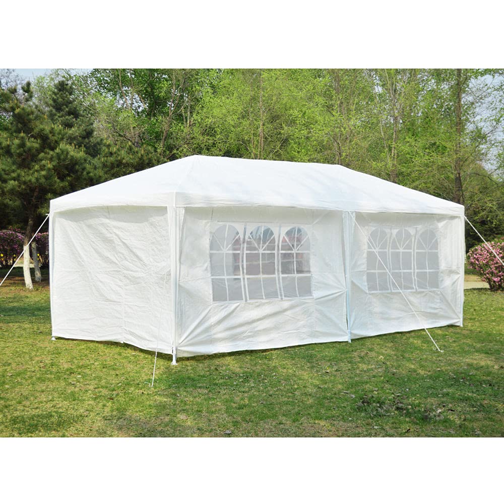 Event Gazebo with 4 Side Panels Outdoor Waterproof Party Tent Marquee