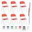 Folding Chairs Black White Blue Red Green Grey Beige
