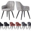 mcc direct 2x Faux Matte Suede Leather Dining Chairs Accent Chairs home & restaurants Adrian