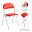 Folding Chairs Black White Blue Red Green Grey Beige