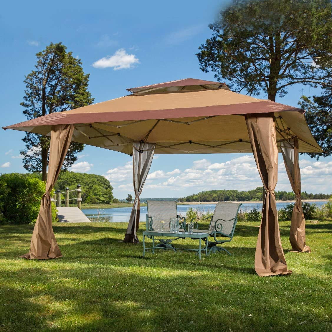 MAXIMUS® ROYAL 4x4m Pop-up Gazebo Outdoor Patio