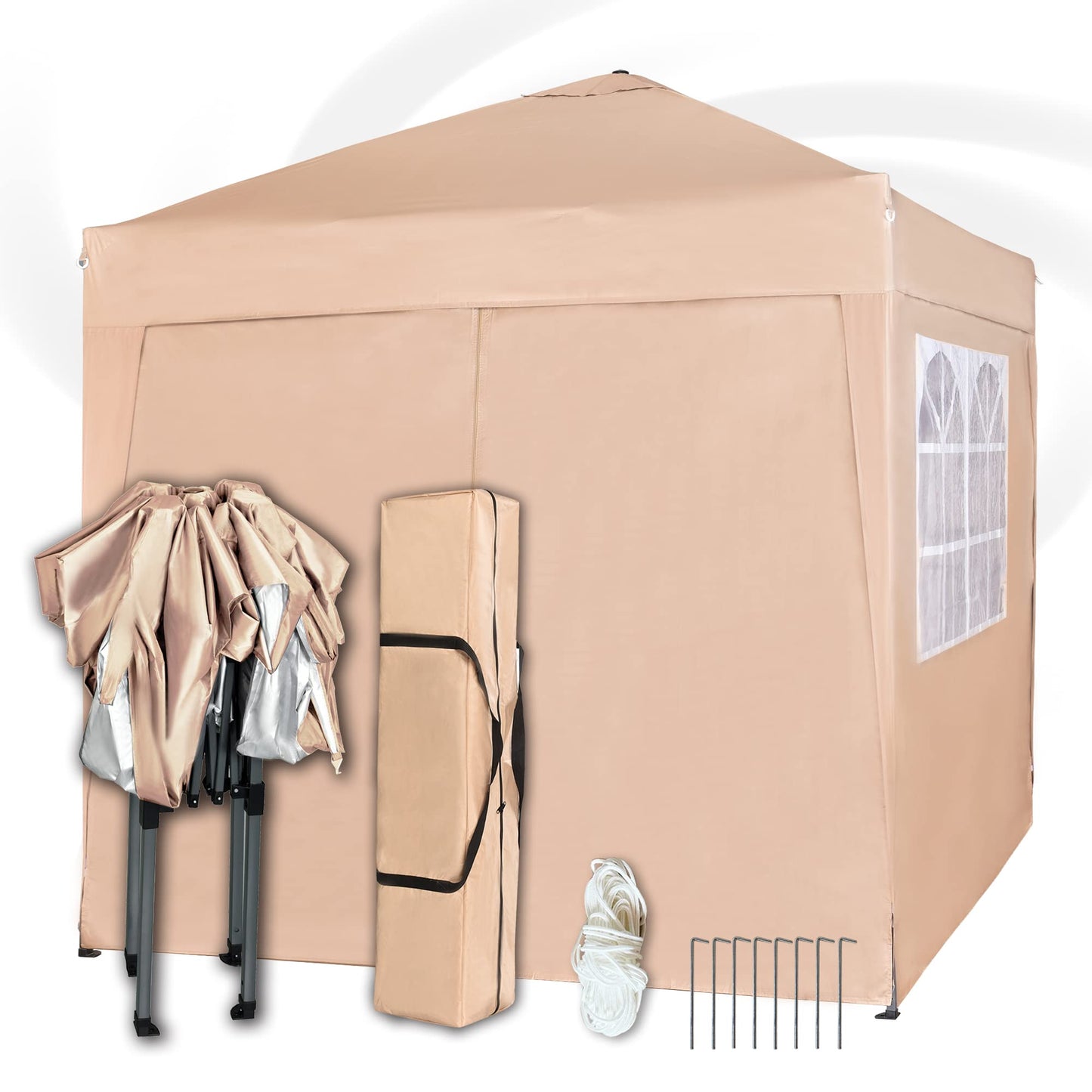 Pop-up Gazebo 2m x 2m Waterproof Outdoor Garden Heavy Duty