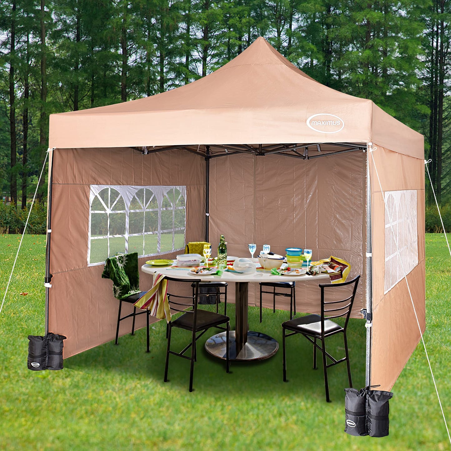 MAXIMUS HEAVY DUTY POP UP GAZEBO 3m x 3m COMMERCIAL MARKET STALL